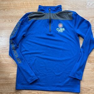 Under Armour Royal Blue Cubs Quarter-Zip Pullover